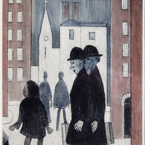 L.S. Lowry - Two Brothers